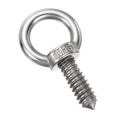 1Pcs M16x50mm Eye Hooks 4.1x2.2x2.2'' 304 Stainless Steel Eye Bolts