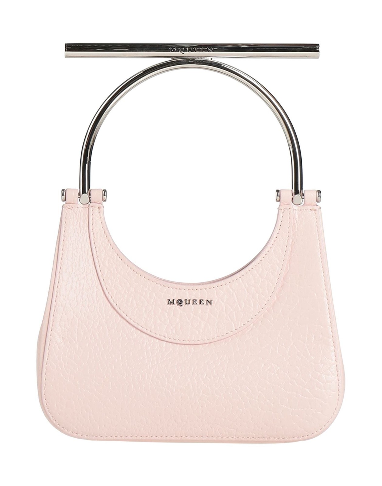 McQueen - Women - Pebbled-leather Hobo bag - Light pink 406090₽