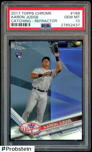 Aaron Judge 2017 Topps Chrome Aaron Judge #2 Refractor