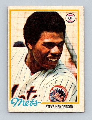 1978 O-Pee-Chee #53 Steve Henderson New York Mets Rookie