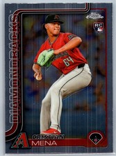 Cristian Mena 2025 Topps Chrome RC Rookie #102 Arizona Diamondbacks