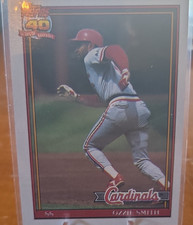 Topps 1991 Ozzie Smith St. Louis Cardinals 40 Years Baseball Card #130