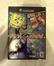 THQ SpongeBob SquarePants: Lights, Camera, Pants! GameCube w/ Case Disc Manual