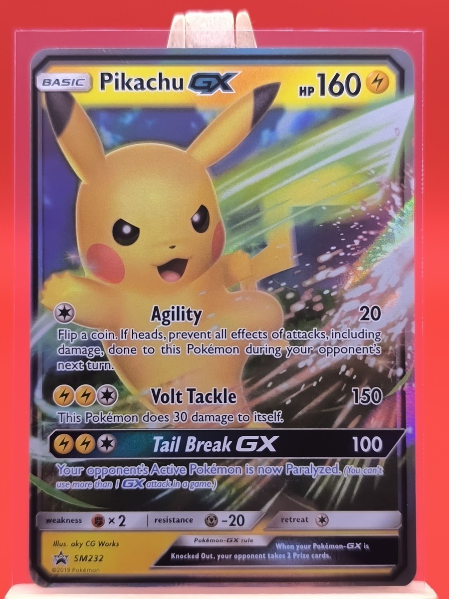 ピカチュウgx Pikachu GX SM232 Ultra Rare Holo Sun & Moon Promo Pokemon Card | eBay