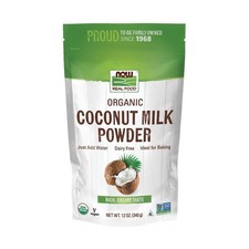 Now Real Food Organic Coconut Milk Powder 12 Ounce Vegan Non Gmo Dairy Free