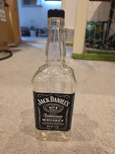 Jack Daniels Empty 1 liter Bottle Not UK Lable