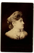 Cabinet Card Circa 1880s G.s. North Young Woman Lace Portrait South Norwalk Ct
