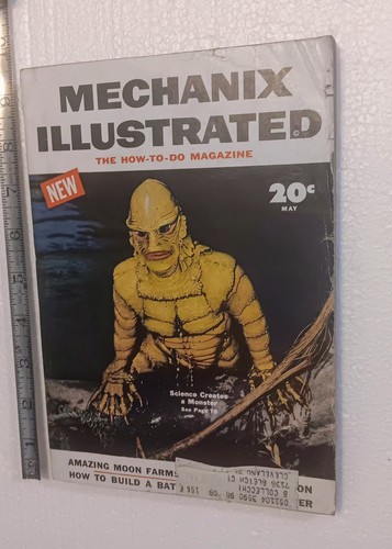 MECHANIX ILLUSTRATED Magazine Vol. 50 (1954) Creature From the Black Lagoon - Picture 9 of 24
