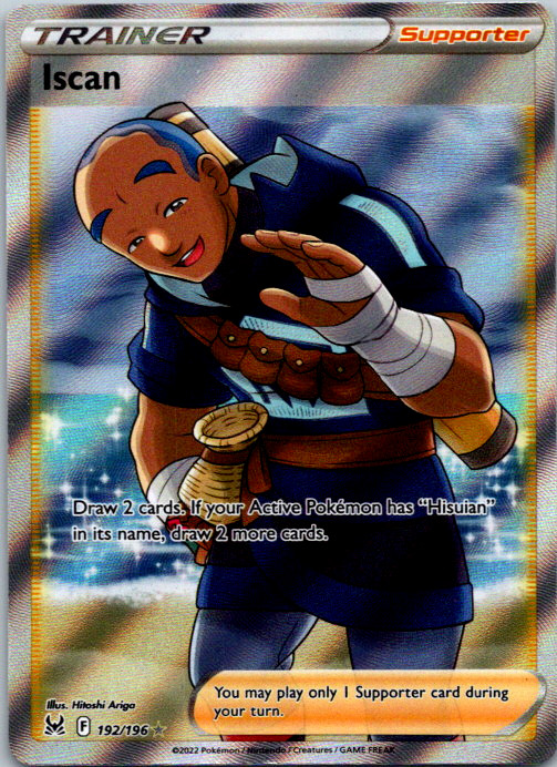 Iscan (Full Art)  Ultra Rare SWSH11: Lost Origin 192/196 NM