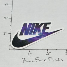 New Nike Swoosh Galaxy Space Logo Laptop Bottle Vinyl Decal Sticker Tracking