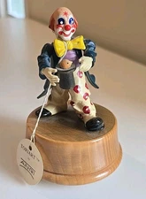 ANRI THORENS, MAGICIAN CLOWN, ITALY, MUSIC BOX, WORKS 1984