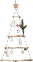 Holzleiter Tannenbaum Wand Deko Holz Weihnachtsbaum Weihnachtsdeko Wanddeko HäNg