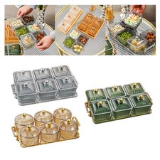 Vassoio da portata diviso Antipasto Condimento Server 6 Ciotola da portata