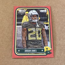 2024 ONYX VINTAGE Football RED card JORDAN JAMES 10/25