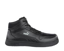 PUMA Safety Men's Frontcourt Mid Composite Toe EH Work Shoe Black - 630065, Blac