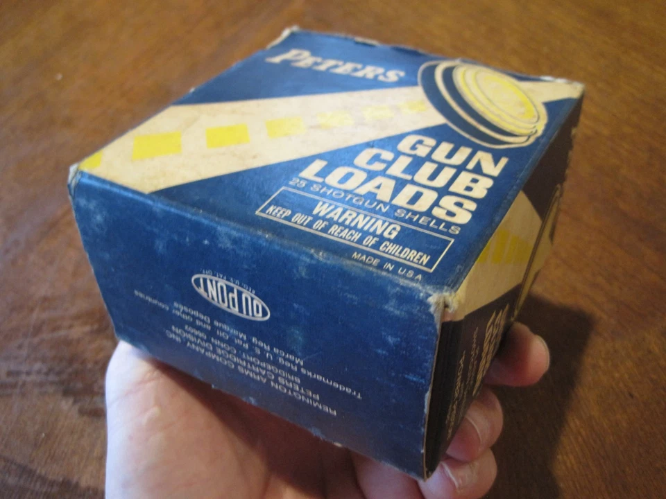 Vintage Antique Peters Gun Club Loads Shotgun Shell Box Advertising - Image 4 of 4