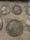 ESTATE US SILVER COIN LOT MIXED DENOMINATION 11PCS AMERICAN EAGLE + — photo 5