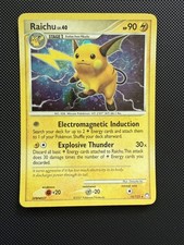 Raichu 15/123 Mysterious Treasures 2007 Holo Rare SWIRL🌀  on eBay