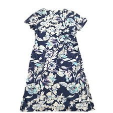 Soft Surroundings Dress Womens PS Faux Wrap Shapely Anywhere Maximalist Luxe