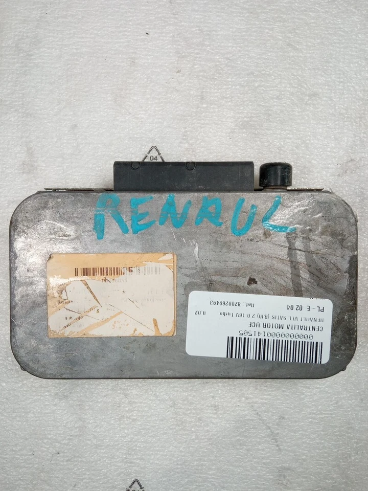 8200269493 centralina motore RENAULT VEL SATIS BJ0 2002 141505 - Immagine 2 di 4