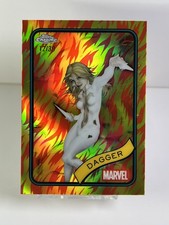2025 Topps Chrome Marvel #63 Dagger Human Torch Refractor 12/39
