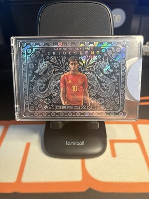 2024-25 Panini Obsidian Soccer Lamine Yamal Iridescent Case Hit Spain