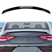 F&uuml;r Mercedes Benz C257 W257 AMG 2018+ Spoiler Lippe Schwarz Glanz Heckspoiler