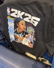 Never Worn Angel Reese NBA 2K26 Short Sleeve Cotton Shirt From 7/12/2025: XL 🏀