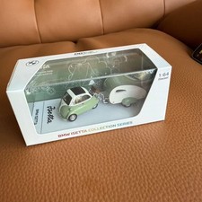 Almost Real Ar Box 164 Bmw Isetta With Camper Trailer Diecast Car Set