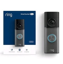 Ring Wired Doorbell Pro (newest model), Home or business security, Retinal 4K.