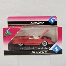 Solido Ford Thunderbird 1:43 Scale Diecast Model Car 4517 Red Convertible New