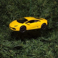 Lamborghini Ornament Huracan LP610-4 Christmas Decoration Gift Idea Lambo Yellow