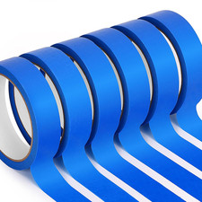 Blue Painters Tape 1 Inch Wide, 6 Rolls 22 Yards Each, Masking Tapes for Walls P