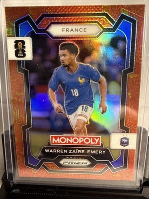 2026 Panini Monopoly FIFA World Cup Warren Zaire-Emery Orange Gold