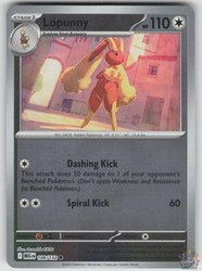 Lopunny 108/132 Mega Evolution Reverse Holo