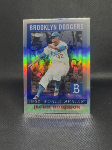 Jackie Robinson [Gold] #55WS-3 2025 Topps Chrome Platinum 1955 World Series card