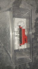 Industrial-Red with White Stripes-MDT Plymouth Switcher-Bachmann Trains #60091