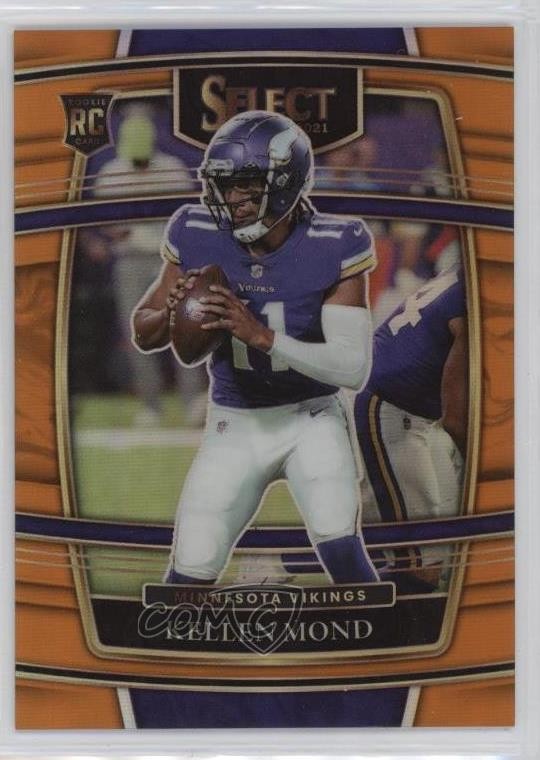 2021 Panini Select Concourse Orange Prizm /49 Kellen Mond #64 Rookie RC