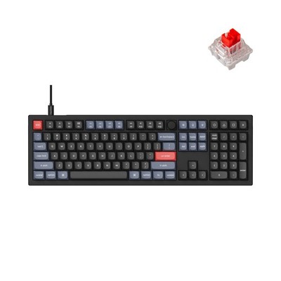 Custom Mechanical Keyboard QMK/VIA Wired Hot-swappable Keychron K Pro Red