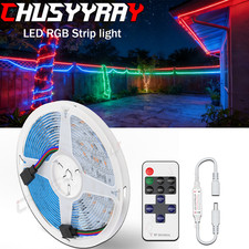 5M 16.4ft RGB Waterproof 300 LED 3528 SMD Flexible Strip Light 12V Remote New