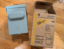 GE 30-Amp 120/240-Volt Fused AC Disconnect Gray TF30RCP