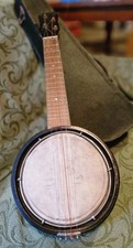 Very Rare 1920s Jetel 5 Ukulele Banjo In VGC With Original Case