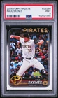 2024 Topps Update PAUL SKENES Rookie PSA 9 Pittsburgh Pirates #US288