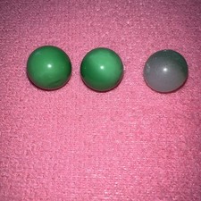 Glass Beads Marbles Decorative Sphere Colorful Glass Balls Vintage Set Of 3