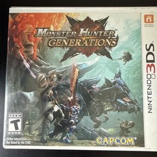 Monster Hunters Generations Nintendo 3Ds Case Manual Only No Game
