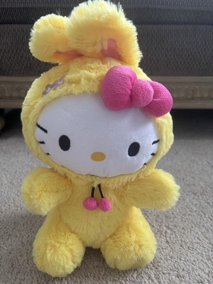 Gemmy Sanrio Hello Kitty Easter Animated 10  Bunny Plush Chicken Dance READ*