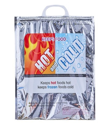 Insulated Cooler Bag Hot Cold Food Delivery 13.5 x17.5 Superio Bags Grocery