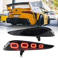 Pair LED Tail Lights For Toyota GR Supra A90 A91 2020-2024 Sequential Rear Lamps