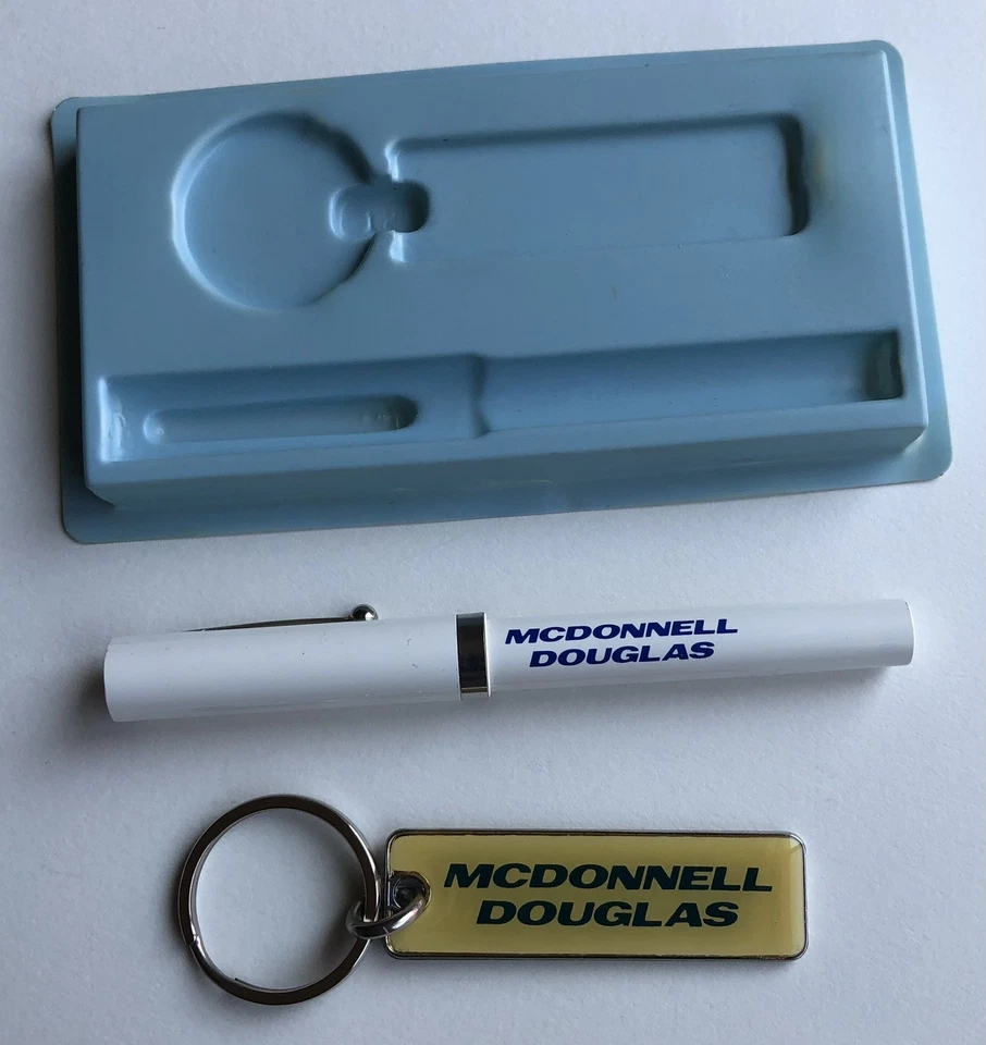 Llavero vintage de bolígrafo MCDONNELL DOUGLAS Sheaffer EE. UU. Foto 4 de 4