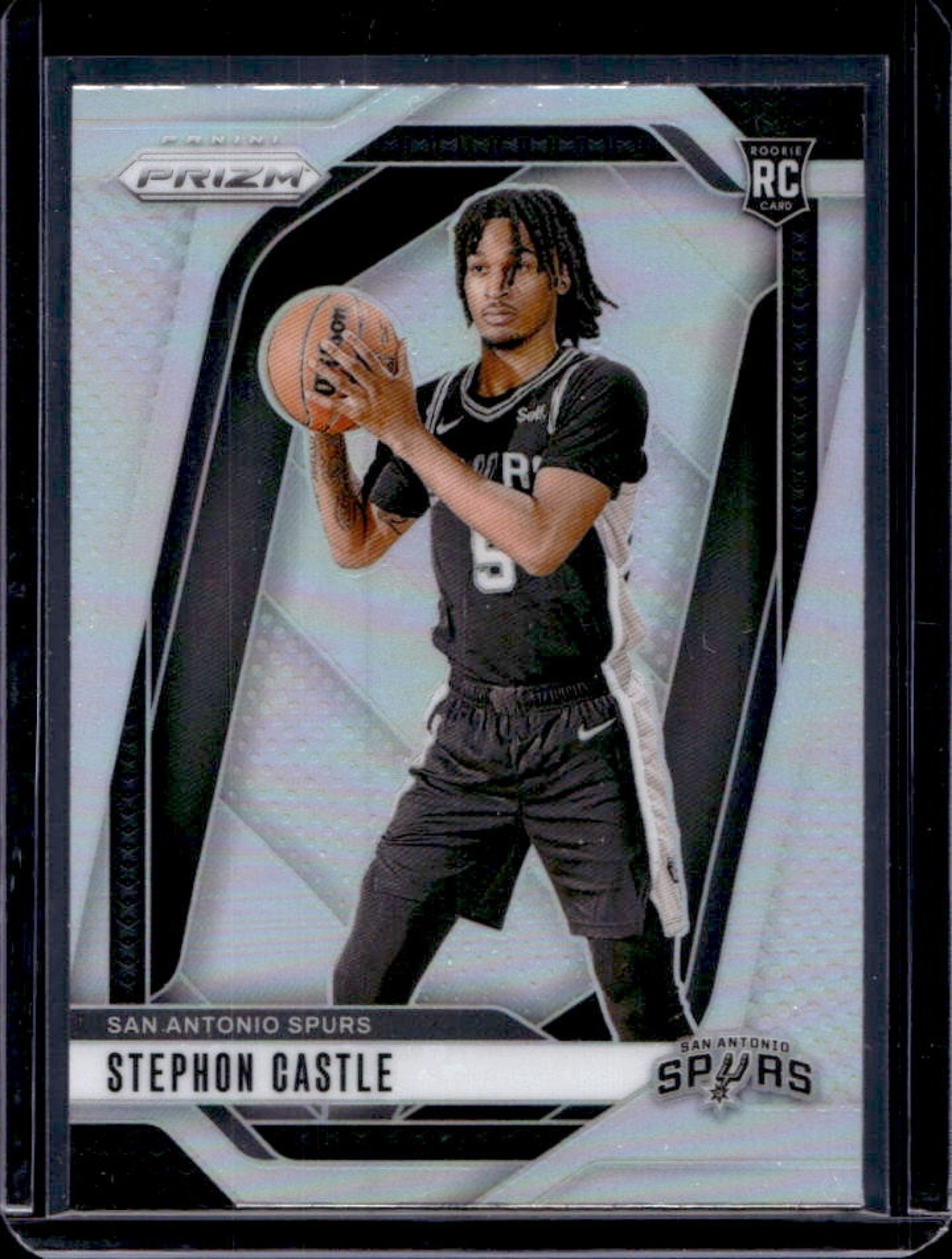 2024-25 Prizm Stephon Castle RC Silver Rookie #234 Spurs